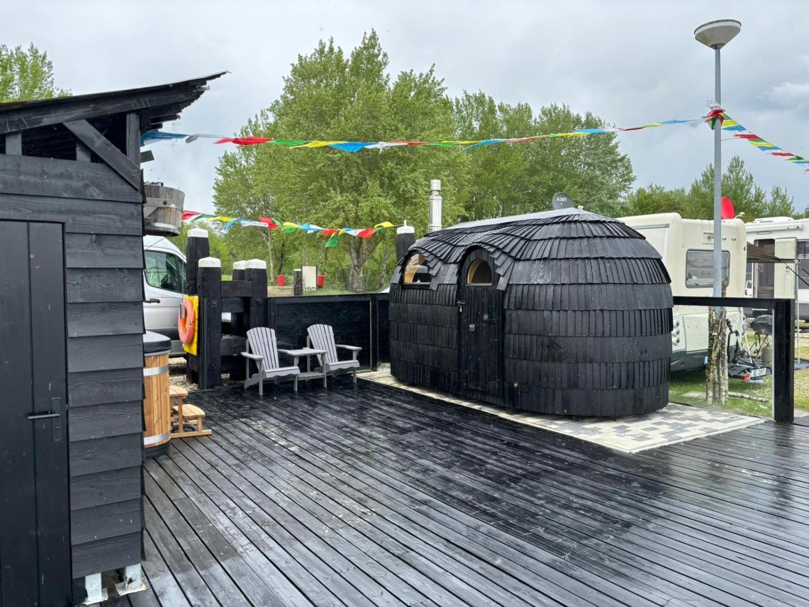 Houseboat Uitzicht Over Veluwemeer, Natuurlokatie, Prachtige Vergezichten Бидингхаузен Екстериор снимка